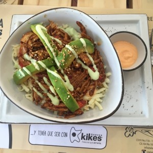 palmito el cangrejo en quinoa