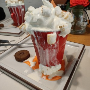 Chocolate con malvas