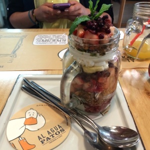 Granola de frutos rojos