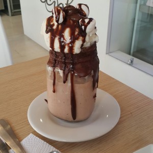 malteada de avellana y nutella 