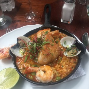 arroz caldoso de mariscos