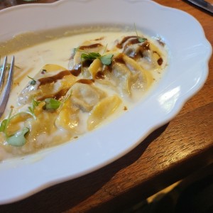 Ravioli de rabona de toro