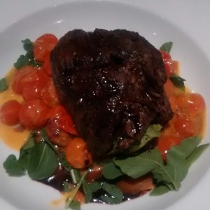 lomo relleno de rugula