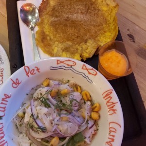 Ceviche de corvina