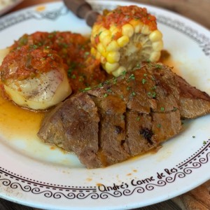 Sobrebarriga a la criolla