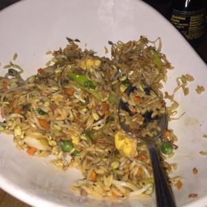 Arroz de camarones y lomo