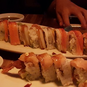 Salmon crunchy 