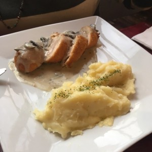 cordon blue con pure de papas