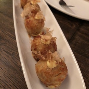 tekoyakis rellenos de pulpo