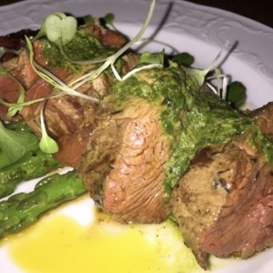 Pesto beef