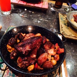 Coq au vin.