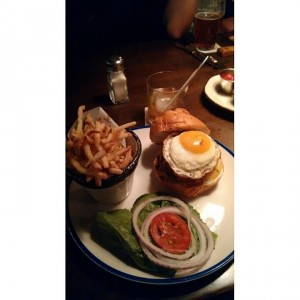 smoked bacon burger