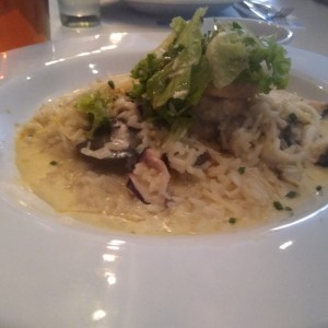 Arroz cremoso con zetas