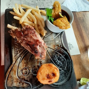 Alitas de cerdo.