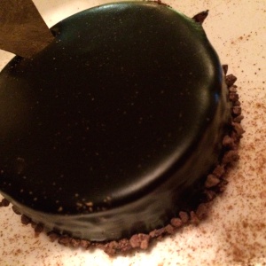 Postre de chocolate