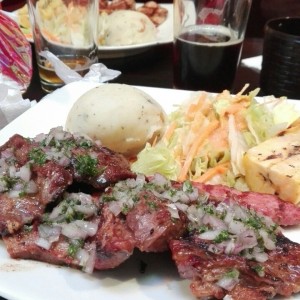 carne con chimichurri