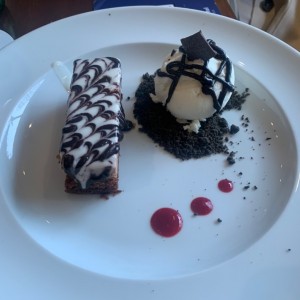 Torta chocolate con helado