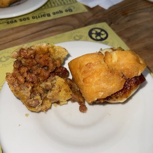 marranitas y aborrajado