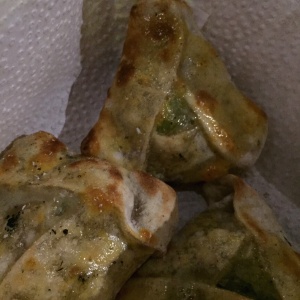 Empanadas de queso azul
