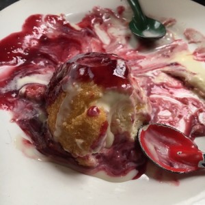 Helado frito
