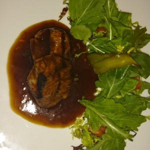 medallones de lomo en salsa de res