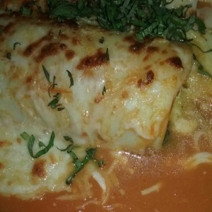Canelones de ricotta y espinaca