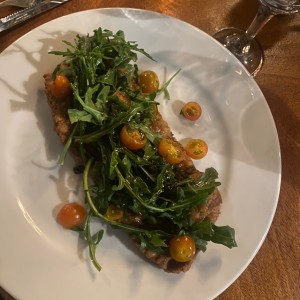 milanesa con papas al romero 