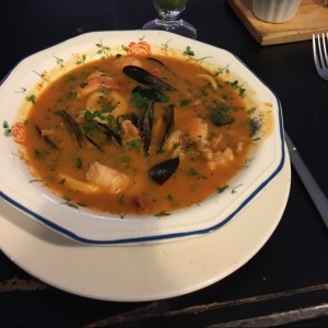 sopa de mariscos...