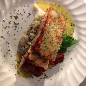 Salmon& salsa