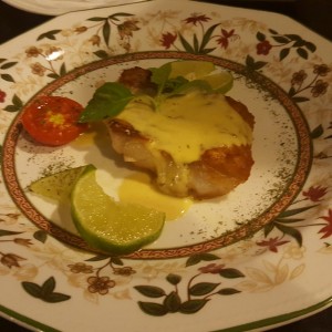 Mero en salsa
