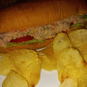Emparedado de tuna