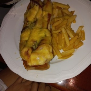 Hog dog  con queso