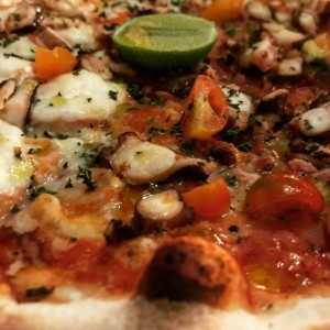 pizza de pulpo