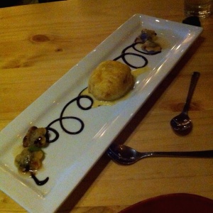 Helado frito