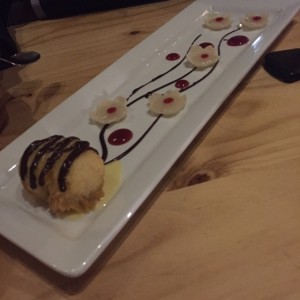 helado frito