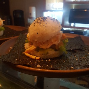 hamburguesa de sushi