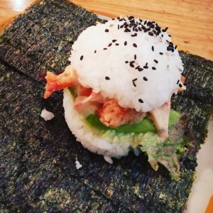 sushi burger