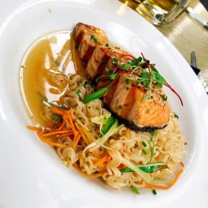 salmon ramen