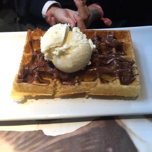 Waffle de nutella 