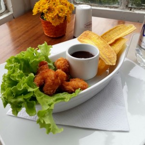 Camarones apanados