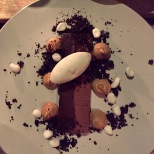 postre de chocolate
