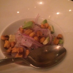 ceviche de corvina
