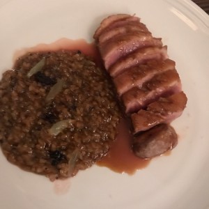 Magret de pato - el arroz es dulce ?