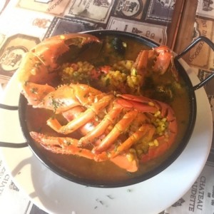 Arroz caldoso con Langosta