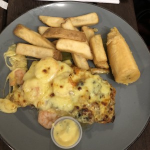 Salmon camarones
