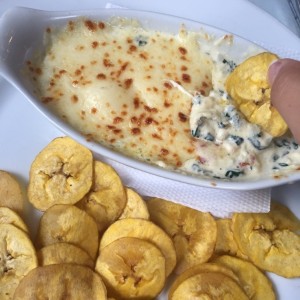 dip de alcachofa y espinaca