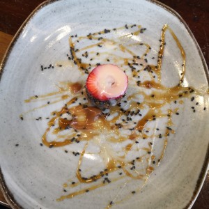 el postre de cortesía 