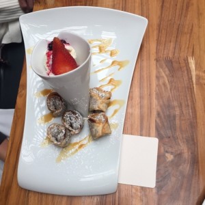 Wonton de nutella