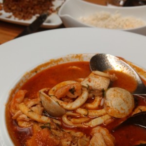cazuela de mariscos