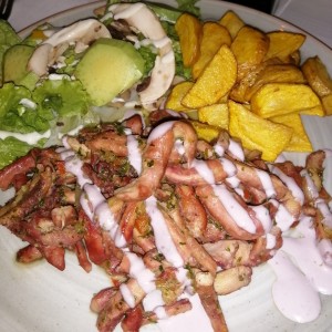 Pulpo a la parrilla